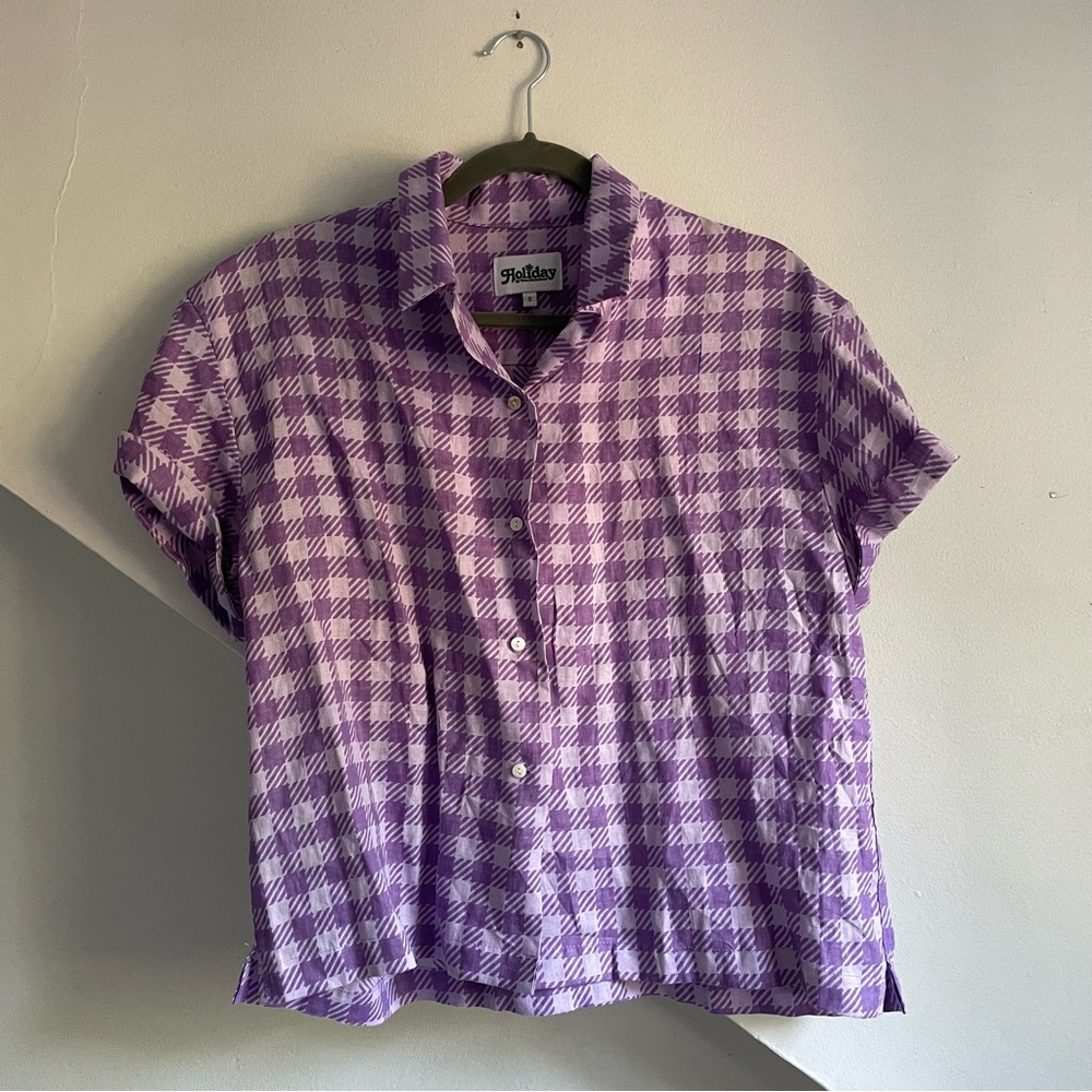 Holiday the Label/Em on Holiday linen shirt